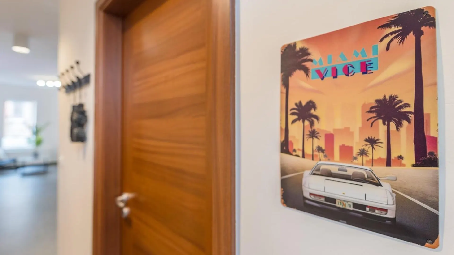 Miami Vice Apartment With Balcony Budapest Hungary